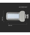 V-Tac 150W LED gadelampe - Samsung LED chip, IP65, 120lm/w