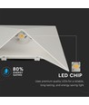 Restsalg: V-Tac 5W LED hvid væglampe - IP65 udendørs, 230V, inkl. lyskilde