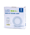 Outlet: LED Downlight Pro Rund 6W - Naturlig Hvid 4000K, Mat Hvid, Plast