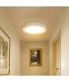 Outlet: LED Downlight Pro, Påbygning Rund 12W - Varm Hvid 3000K, Mat Hvid, Plast