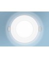 Outlet: LED Downlight Pro, Påbygning Rund 12W - Varm Hvid 3000K, Mat Hvid, Plast