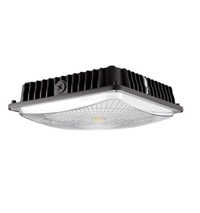 Outlet: 120W LED lampe til tankstationer - Meanwell driver 130 lm/W, IP65, 230V