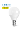 Outlet: LED A5 G45 - Stor Spredning E14, 4.9W, 3000K