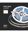 10W/m LED strip IC løbelys/running - 10m, løbelys, inkl kontroller, 120 LED pr. meter, 24V