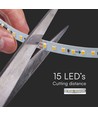 10W/m LED strip IC løbelys/running - 10m, løbelys, inkl kontroller, 120 LED pr. meter, 24V