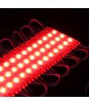 Vandtæt rød LED modul - 1,1W pr. stk, IP66, 12V, Perfekt til skilte og specialløsninger