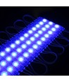 Vandtæt blå LED modul - 1,1W pr. stk, IP66, 12V, Perfekt til skilte og specialløsninger