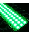 Vandtæt grøn LED modul - 1,1W pr. stk, IP66, 12V, Perfekt til skilte og specialløsninger
