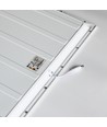 LEDlife 60x60 bagbelyst LED panel - 40W, hvid kant, 115lm/W