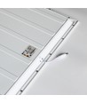 LEDlife 60x60 bagbelyst LED panel - 36W, hvid kant, 145 lm/W