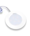 LEDlife Reco68 møbelspot indbygning RA92 - Hul: Ø5,6 cm, Mål: Ø6,8 cm, Mat hvid, 2,7W, 12V DC