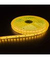 Gul 10W/m LED strip - 5m, 120 LED pr. meter, 24V, IP65