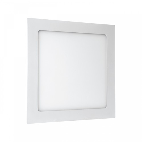 Algine Eco LED 18W - 230V, IP20, Kold Hvid, Loft Panel, Hvid Ramme