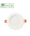 Dure 3 Max Downlight 18W - Varm Hvid, 230V, 110°, IP44, IK06, Ø190x30, Hvid Rund