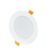 Dure 3 Downlight 8W GU10 - Kold hvid, 230V, 110°, IP54, IK06, 118x31, Hvid, Rundt, Integreret driver