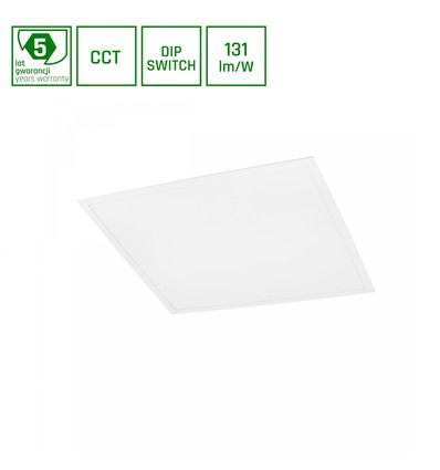 Algine Panel 30W CCT 230V 120° IP20 600x600x35mm Hvid