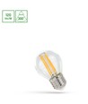 Kugle P45 LED E27 5,5W 230V - Kultråd, Varm Hvid, Klar, Spectrum