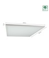 Algine Duo 2 i 1 Panel 30W - Neutral hvid, 230V, 120°, IP20, IK06, 600x600x17mm, hvid, driver integreret