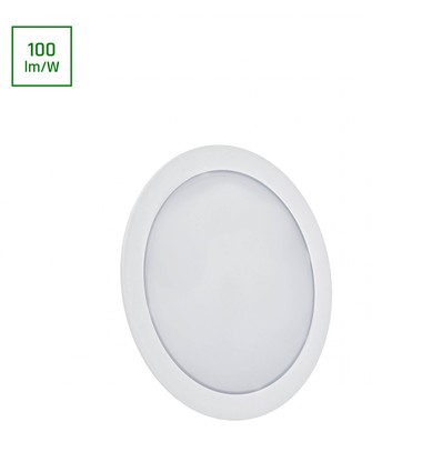 ALGINE 2i1 Downlight 12W - Overfladenedsænket, 1200lm, Neutral Hvid, 230V, IP20, Rund