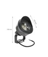 FLORI Spot 24W - 25°, 24V, varm hvid, IP65.