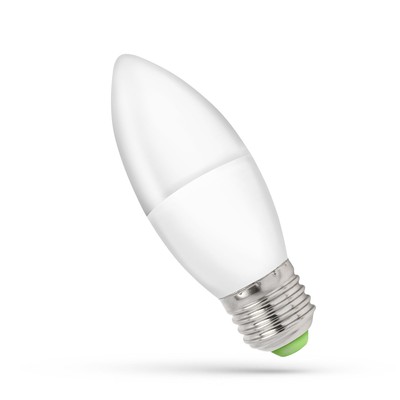 Billede af C37 LED kertepære E27 6W 230V varm hvid - Spectrum - Dæmpbar : Ikke dæmpbar, Kulør : Neutral