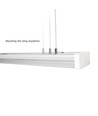 Limea 1200mm 40W - Prismatica, Neutral hvid, 230V, 100°, IP44, IK10, 1200x110x60mm