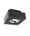 Mirora AR111 Overflade GU10 - 250V, IP20, 145x145x85mm, Sort, Firkantet, Justerbar, Spot, Uden Lyskilde.