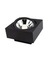 Mirora AR111 Overflade GU10 - 250V, IP20, 145x145x85mm, Sort, Firkantet, Justerbar, Spot, Uden Lyskilde.