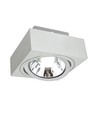 MIRORA AR111 Overflade GU10 - uden lyskilde, 250V, IP20, 145x145x85mm, hvid, firkantet, justerbar, spot