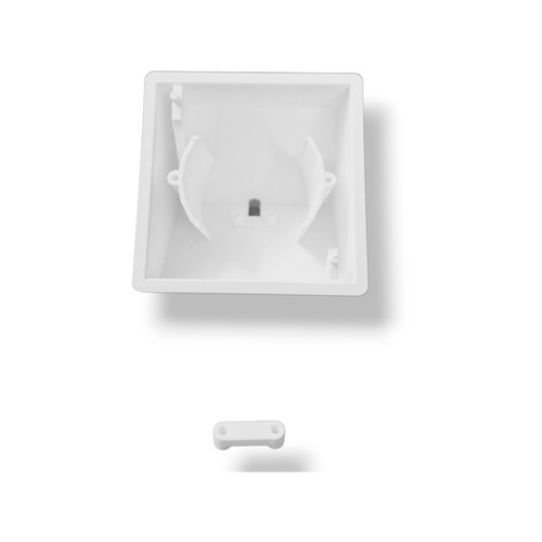 Shelly Wall Display bordstander - 45 grader, Hvid
