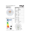 HiluX D3 Tilt360 - Full Spectrum LED Indbygningsspot, RA97, 2700K, Hvid