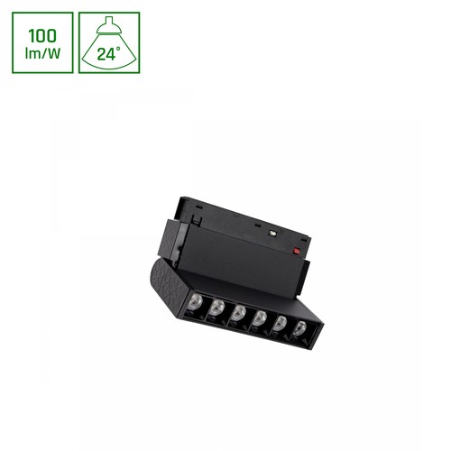 System Shift Basic - Gitter XS Justerbar Lineær Lampe 110mm, 6W, 3000K, Sort