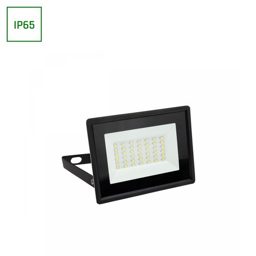 Noctis Lux Projektør 30W - 230V, IP65, 150x110x27mm, Sort