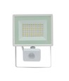 NOCTIS LUX lyskaster 50W - Neutral hvid, 230V, IP44, 180x215x53mm, hvid, med PIR sensor