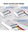 Gledopto Pro 2i1 Zigbee strip controller - Hue kompatibel, 12V/24V, 12V (144W) 24V (288W), Enkeltfarvet + CCT