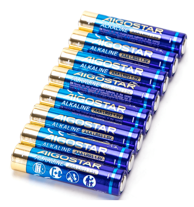 8 stk. AAA Alkaline Batteri - LR03, 1,5V