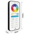 Gledopto RGB+CCT touch fjernbetjening - 6 zoner, batteri