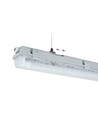 Limea H LED armatur - Inkl. 1x 24W 150cm T8 LED rør, IP65 vandtæt, gennemfortrådet