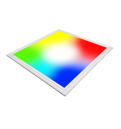 60x60 RGB+CCT LED panel - 36W, hvid kant