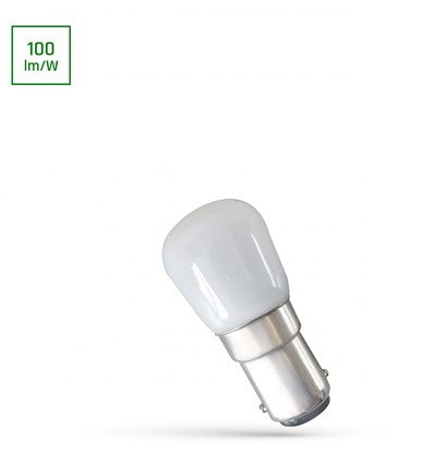 T26 LED 1,5W BA15D - 230V, Neutral Hvid, Spectrum