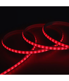 5 meter RGB CLIP-ON vandtæt LED strip - Hvid cover, 230V, 60 LED, 9W pr. meter