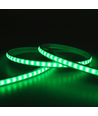 5 meter RGB CLIP-ON vandtæt LED strip - Hvid cover, 230V, 60 LED, 9W pr. meter