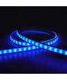 5 meter RGB CLIP-ON vandtæt LED strip - Hvid cover, 230V, 60 LED, 9W pr. meter