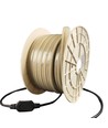 Selvlysende arbejdslys 25m 230V LED strip - IP67, 180 LED/m, 11W/m, 1000 lm/m, 4000K