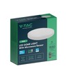 V-Tac 18W LED sensorlampe - Samsung LED chip, mikrobølge sensor, IP20 indendørs, 230V, inkl. lyskilde