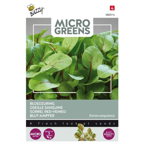 Outlet: Microgreens - Rødbladet syre, 0,5g