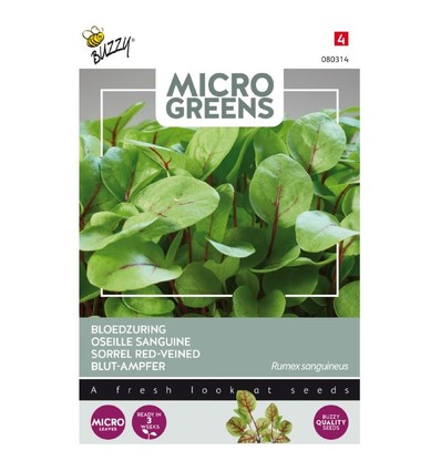 Outlet: Microgreens - Rødbladet syre, 0,5g