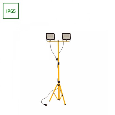 Tripod Stativ - Noctis, 2x50W, Neutral hvid, 230V, 110°, IP66, 205x170x30mm, 2100mm kabel, Spectrum - Dæmpbar : Ikke dæmpbar, Kulør : Neutral