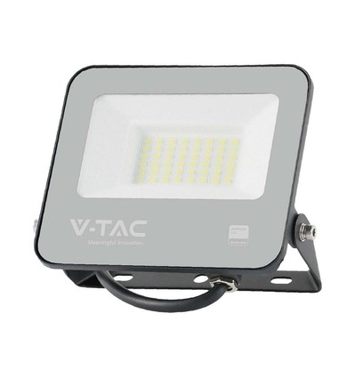 V-Tac 30W LED projektør, 135lm/W - Samsung LED chip, arbejdslampe, 1m ledning, udendørs