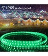 Grøn LED Strip - 50m, 230V, 8mm, 7W/m